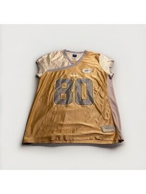 Vintage Green Bay Packers Reebok Donald Driver Jersey Women’s 2XL Gold
